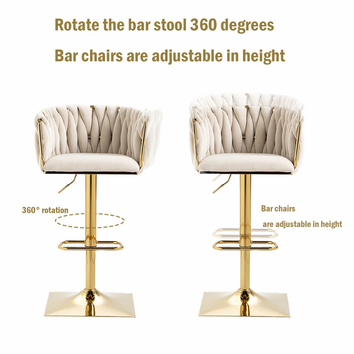 3 piece Indoor Bar Stools, Counter Height Dining Chairs With Back, Modern Barstool For Home