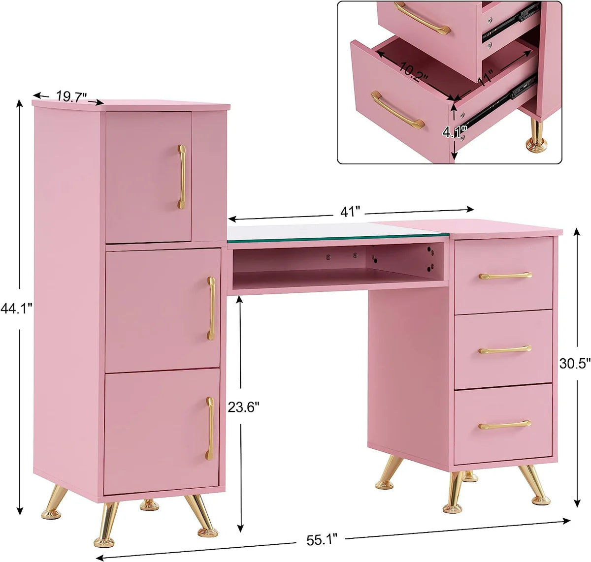 Nail Desk &Nail Chair for Nail Tech Beauty Salon
Manicure Equipment