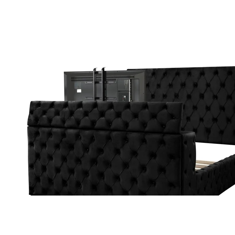 Mikilah Television mount bed frame