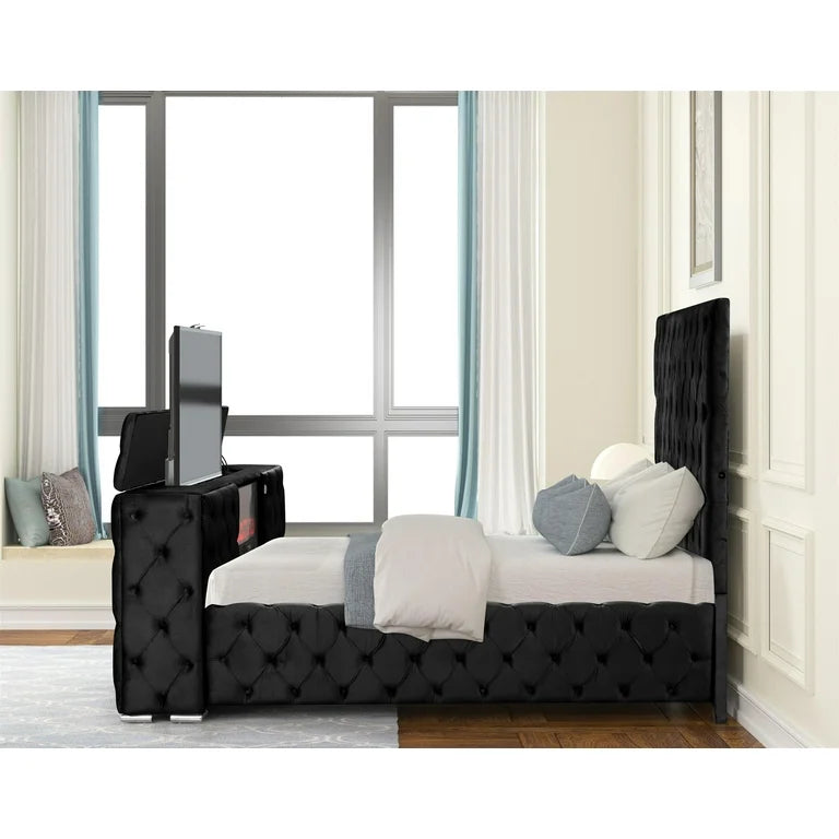 Mikilah Television mount bed frame